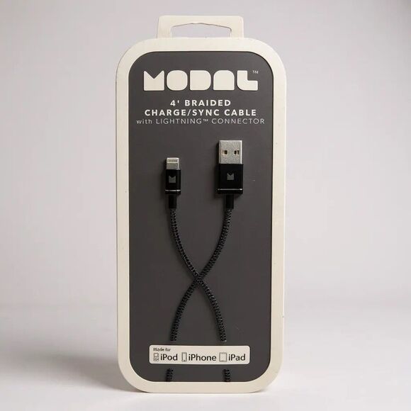 4’ Braided Charge/Sync Cable - Picture 1 of 3